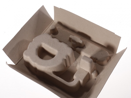 黃色干壓折邊紙托